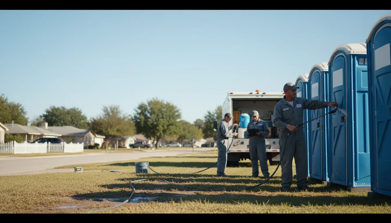Long-Term Portable Toilet Rental in Roaring Springs, TX near me